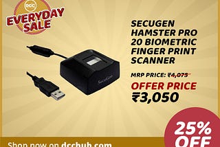 25% Off on SecuGen Finger Print Scanner Price in Pune