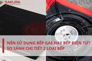 Nên sử dụng bếp ga hay bếp điện từ?