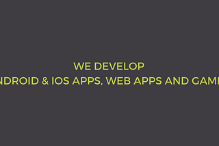 Mobile App Development- Quick Startapps