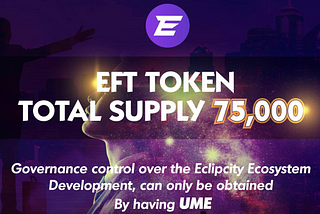 EFT token 75,000 supply, yieldfarming at Uswap DEX