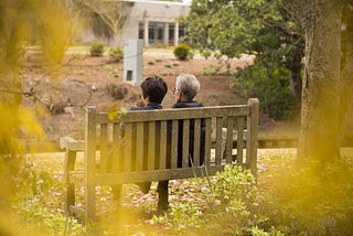 Old man siting with young man, How A Simple Old Man Helped Me Meet My Goals, nobles.