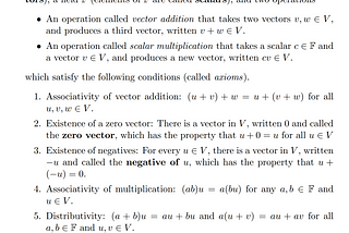 What’s a Vector Space?