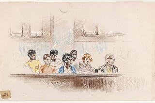The Trial of the “New Haven Nine.”