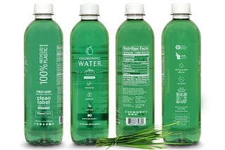 Chlorophyll Water® Launches Bottles Made from 100% Recycled Plastic with CleanFlake Technology