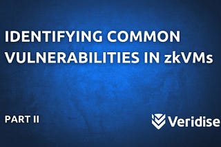 Identifying common vulnerabilities in zkVMs