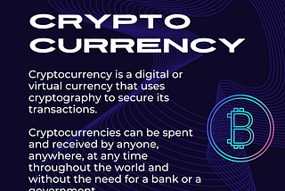 Defining Cryptocurrency