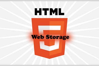 HTML Web Storage API