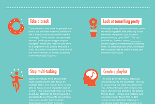 Productivity Tips for Creatives (and non-creatives)