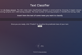 The Full(Stack) Story of a Text Classifier