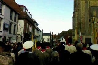 Young and old fall silent in honour of fallen heroes