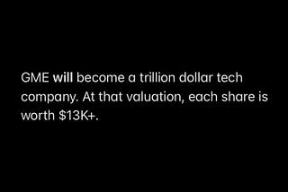 GME Valuation.