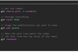 How to Git cherry-pick only changes to certain files