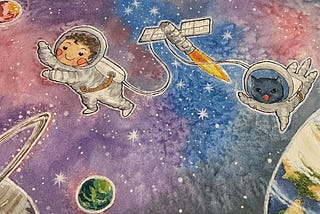 Art Diary— 1. Petit Astronauta