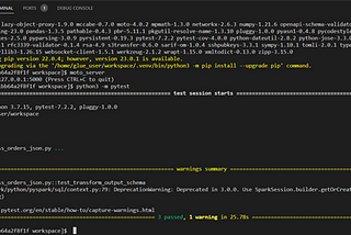AWS Glue job development in VS Code — unit testing with Docker and pytest on an EC2 development…