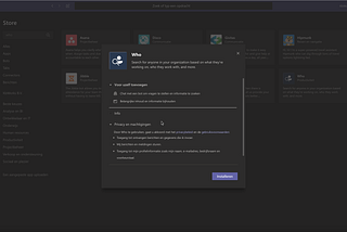 The Who Bot in Microsoft Teams