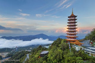 Cable car journey to Genting Highlands