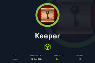 HTB Keeper: Formal Writeup