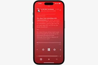 Podcasts transcript in iOS 17.4