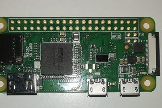 Just a photo of my Raspberry Pi Zero W.