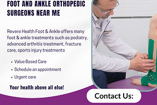 Best Foot and Ankle Orthopedic Surgeons Near Me | Revere Health