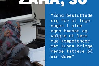 HackYourFuture’s gode integrationshistorier: Zaha