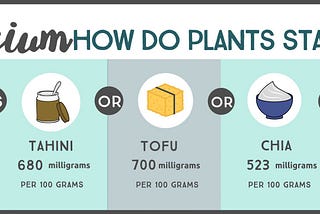 Vegan Calcium— how do plants stack up