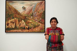 Paula Nicho Cúmez, pintora maya Kaqchikel expone en la Biennale de Venecia en Italia