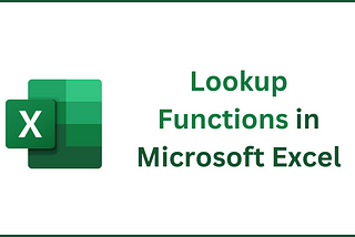 Excel VLOOKUP, HLOOKUP, and XLOOKUP