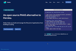 Switching from Heroku to Dokku, in minutes (not days)