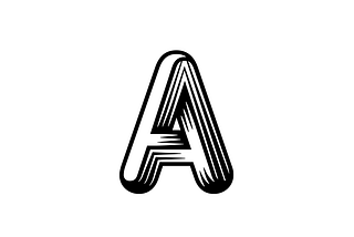 The letter a of the typeface Twista