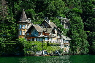 Villa on the shores of Lago di Como, Ticino Canton, Switzerland