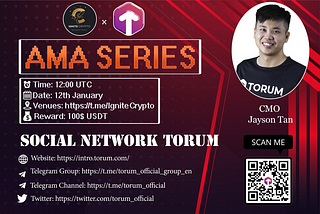 Welcome to Recap AMA IgniteCrypto & Torum #AMASeries