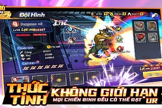 Tải Game Hack Combo Thức Tỉnh Apk Mod Vô Hạn Tiền, Menu