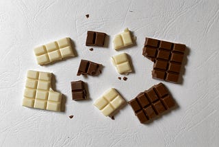 Dark Chocolate v/s white chocolate