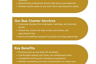 Bus Charter Services in Singapore by RL Transport