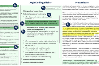 Finding Story Angles using Interactive Generative AI Tools