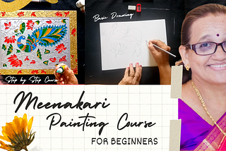 😍Meenakari Painting For Beginners😍 | Vandana Rajan | Indian Folk Art | Self Learning Course…