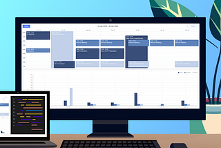 Visualizing Resource Workload in DHTMLX Scheduler with Suite’s Chart Widget