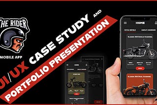 UI/UX Case study and Portfolio of THE RIDER mobile App