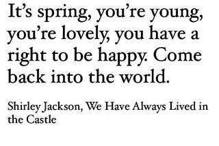the spring I longed for..
