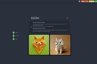 Introducing Dreamery’s New AI Origami Feature: Transforming Descriptions into Folded Art