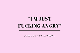 The one about anger.