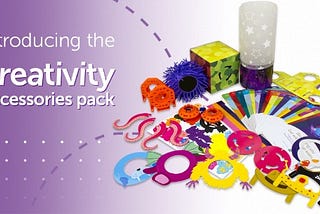 New! The Creativity Accessories Pack for Dot, the CleverBot!