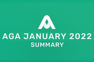 AGA January Update