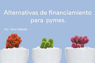 Alternativas de financiamiento para pymes