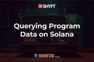 Querying program data on Solana, graph ql apis