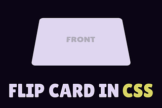 [video] Flip Card in CSS (Like Apple)