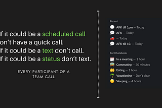 Communication habits of a highly productive team