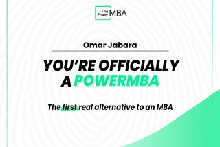 My experience so far with ThePowerMBA (and the lessons haven’t started yet!)