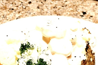 Chicken Stuffed Potatoes with Alfredo Sauce — Potato